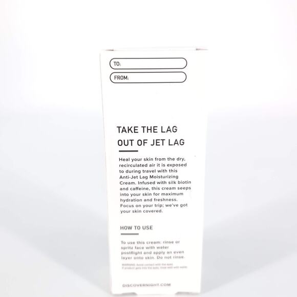 NIGHT Skincare Don't Lag Just Jet Anti Jet Lag Moisturizing Cream 30 ml - New - Picture 4 of 14